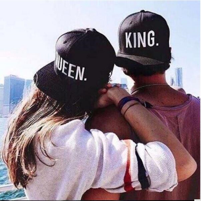 king and queen caps